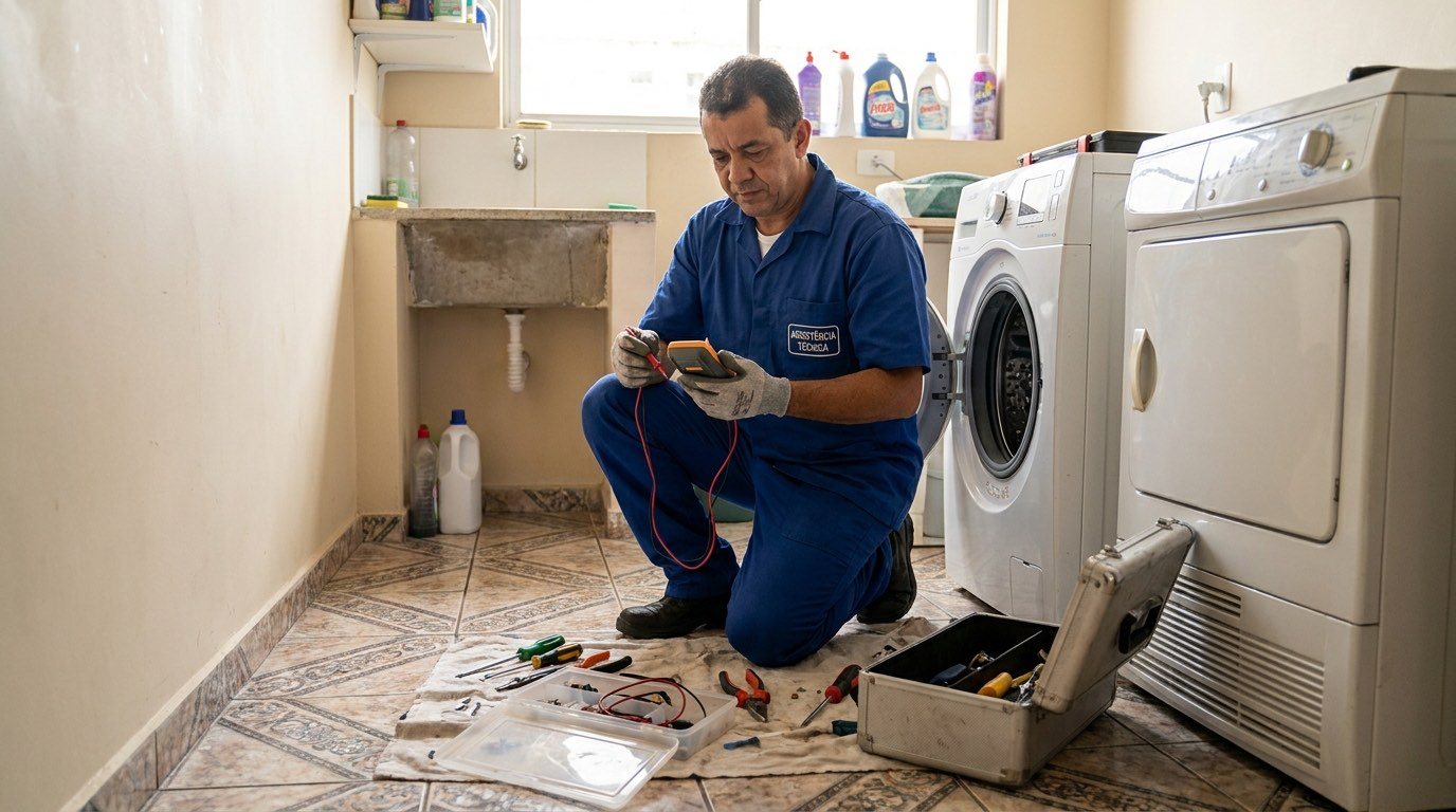 Instalação de máquina de lavar em Uberaba-MG