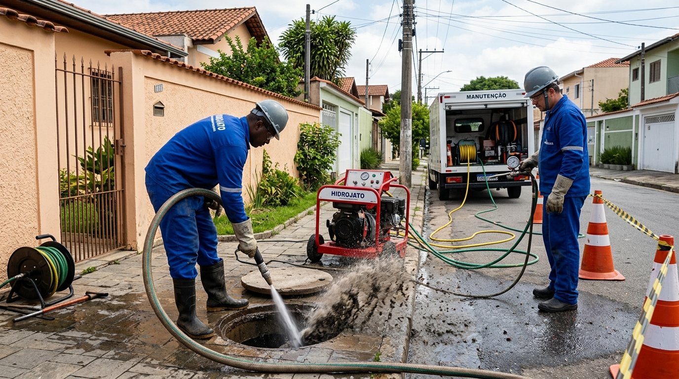 Limpeza de tubulação em Uberaba-MG
